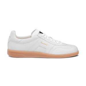 Sneaker da uomo DBS Oly in pelle martellata bianca